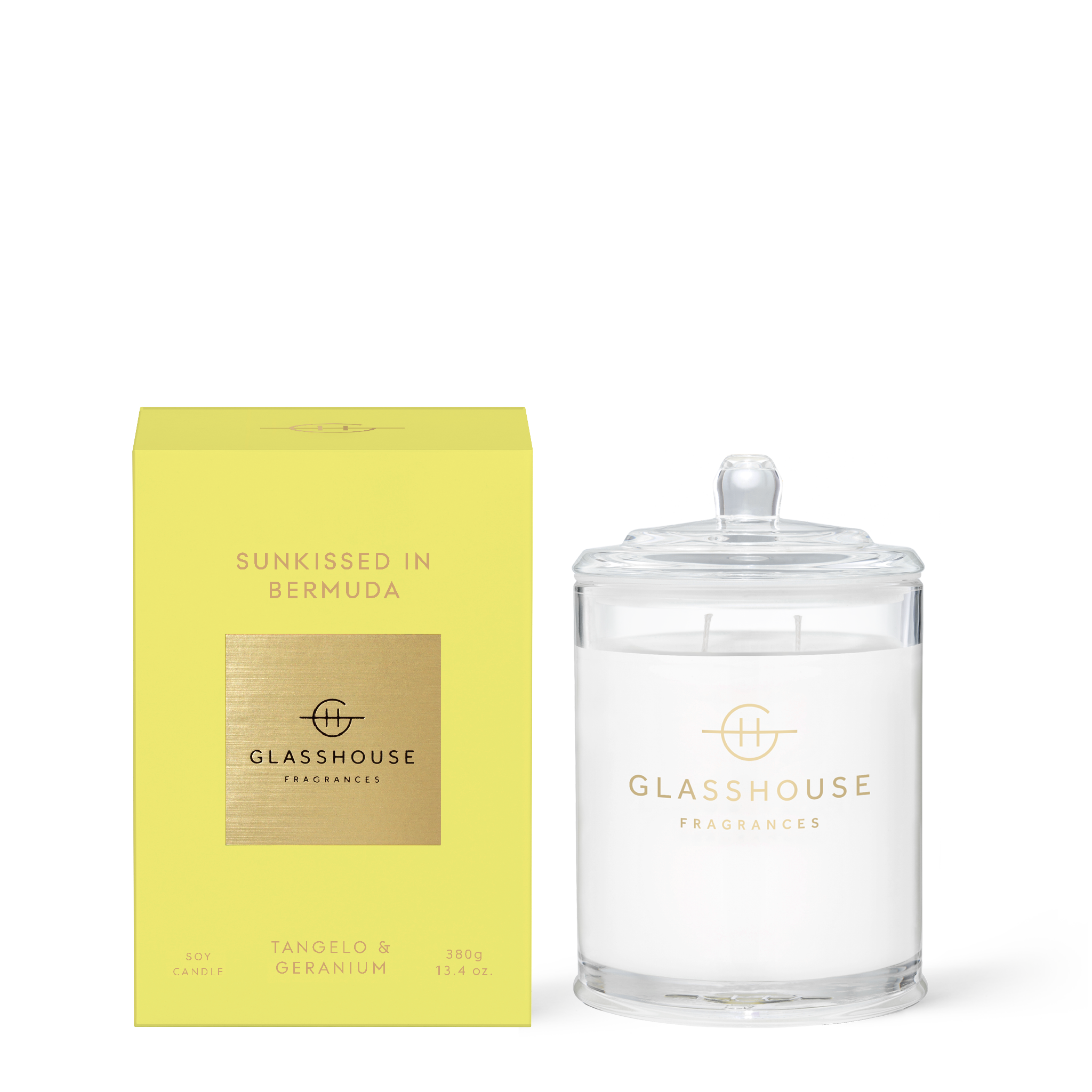 Sunkissed In Bermuda - 13.4 oz. Candle | Glasshouse Fragrances