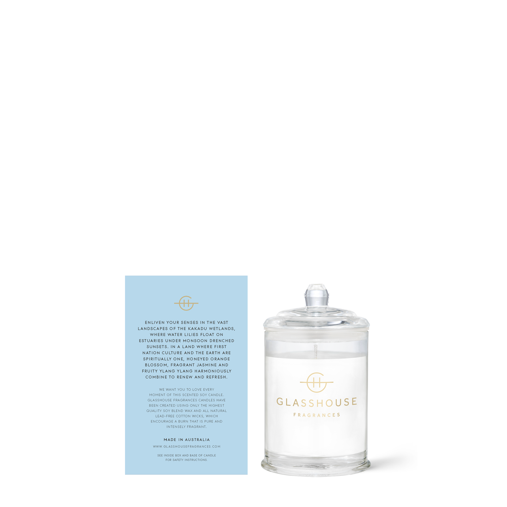 Kakadu Dreaming 2.1 oz. Triple Scented Candle Glasshouse Fragrances