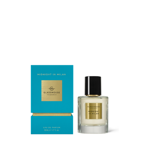 Glasshouse Fragrances Midnight in Milan Saffron and Rose 50mL Eau de Parfum with box