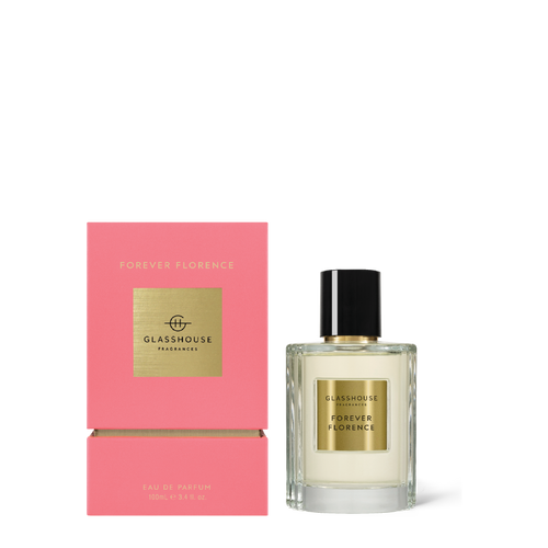 Glasshouse Fragrances Forever Florence Wild Peonies and Lily 100mL Eau de Parfum Spray with box
