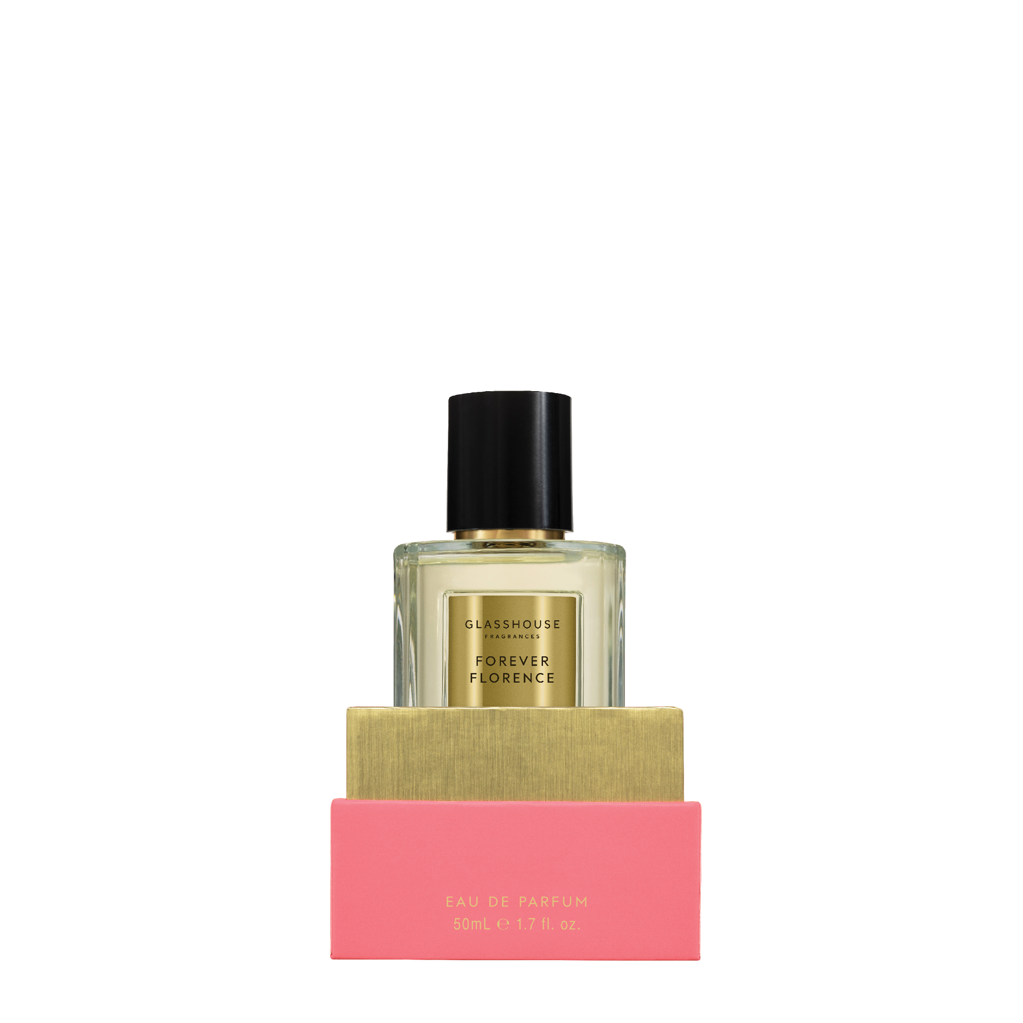 Glasshouse Fragrances Forever Florence Wild Peonies and Lily 50mL Eau de Parfum Spray inside box