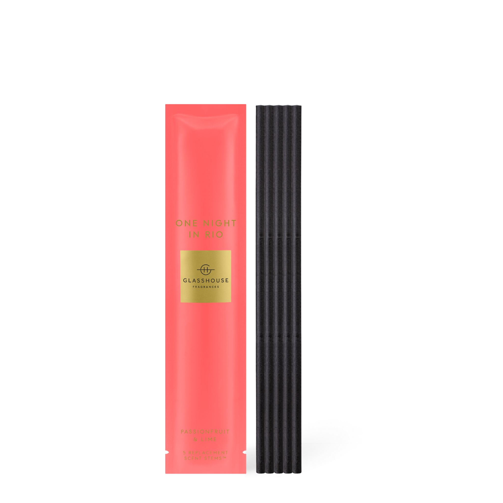 Glasshouse Fragrances One Night in Rio Passionfruit and Lime Replacement Scent Stems™