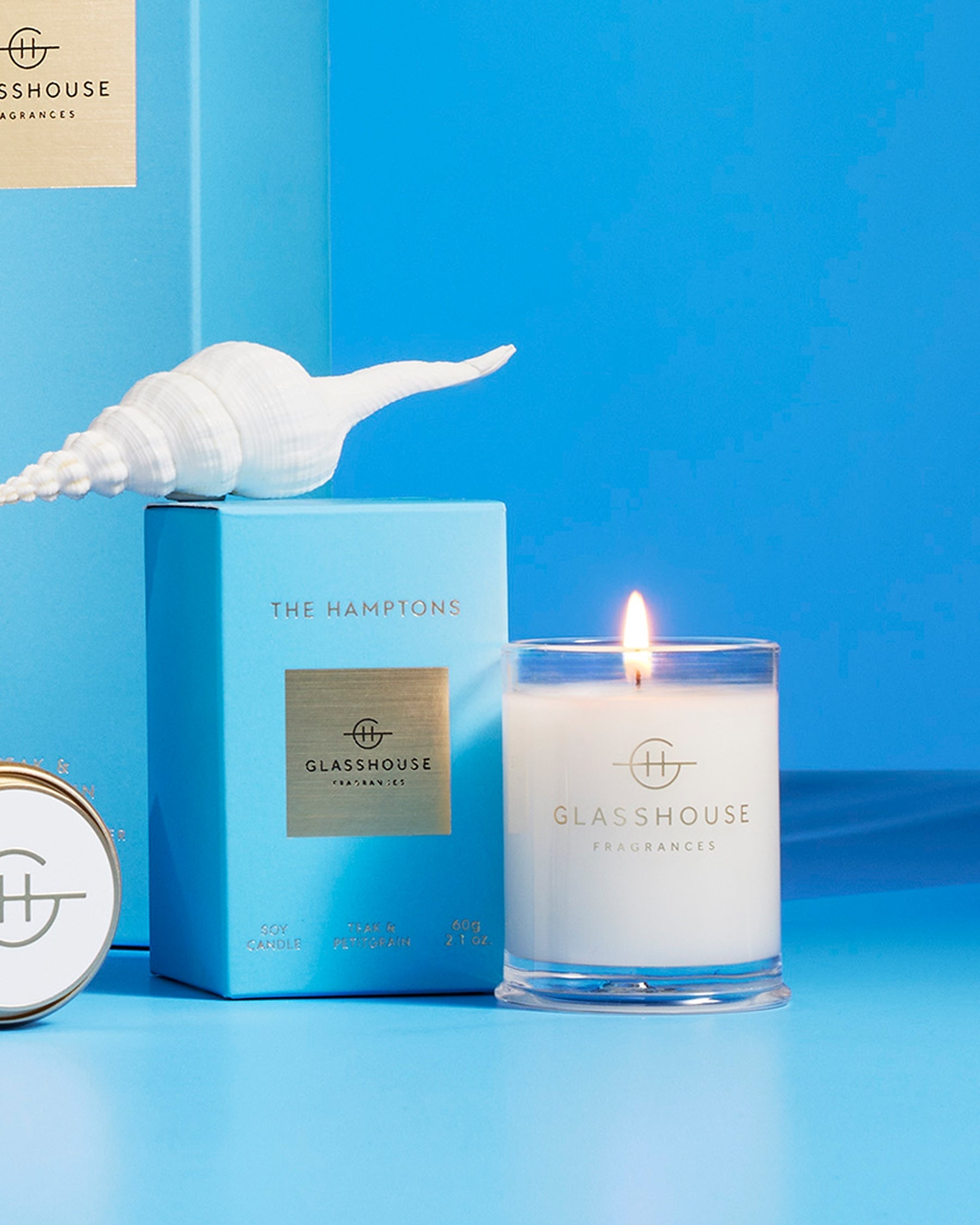 The Hamptons - 380g Soy Candle | Glasshouse Fragrances