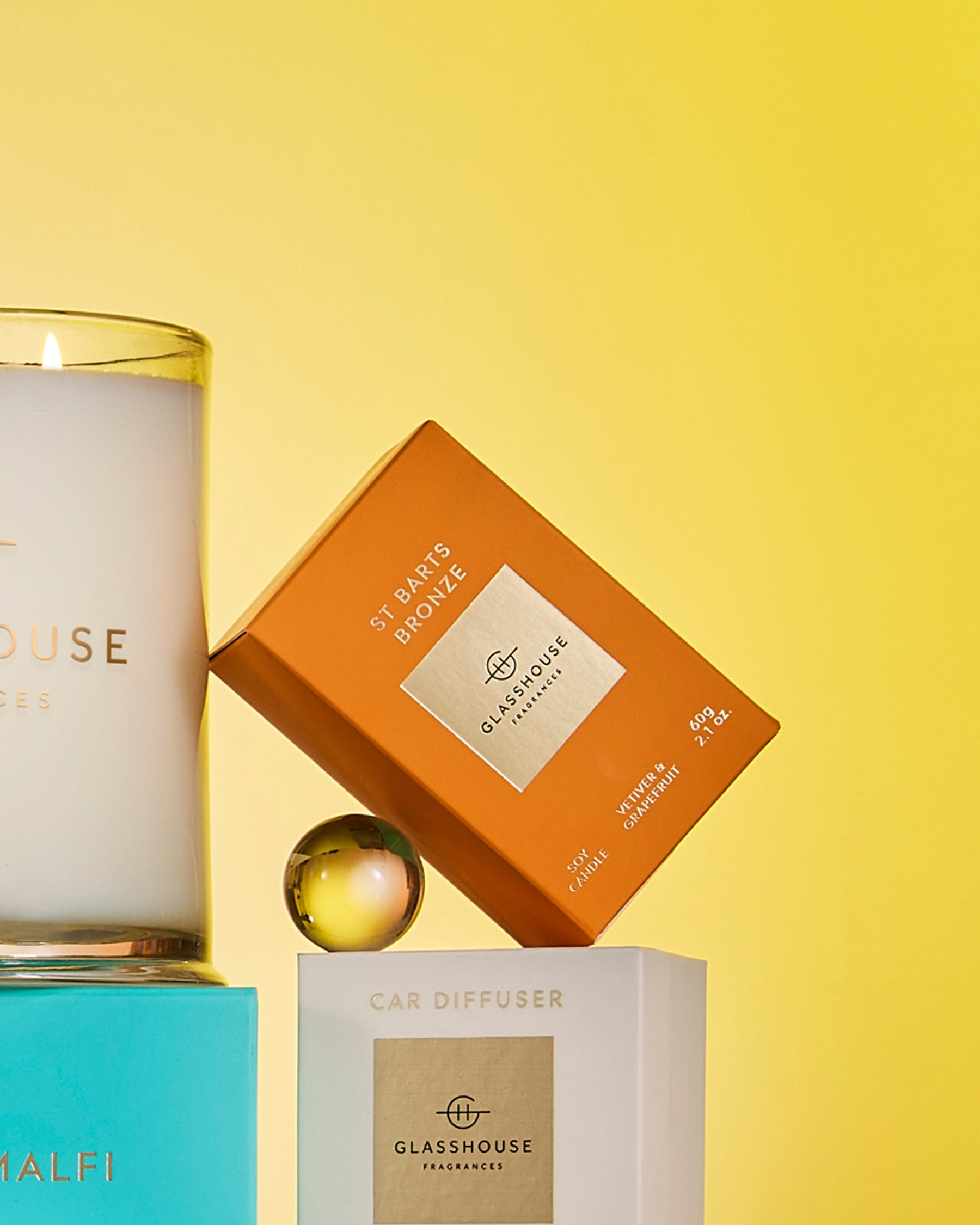 Glasshouse Fragrances St Barts Candle - Thumbnail 5