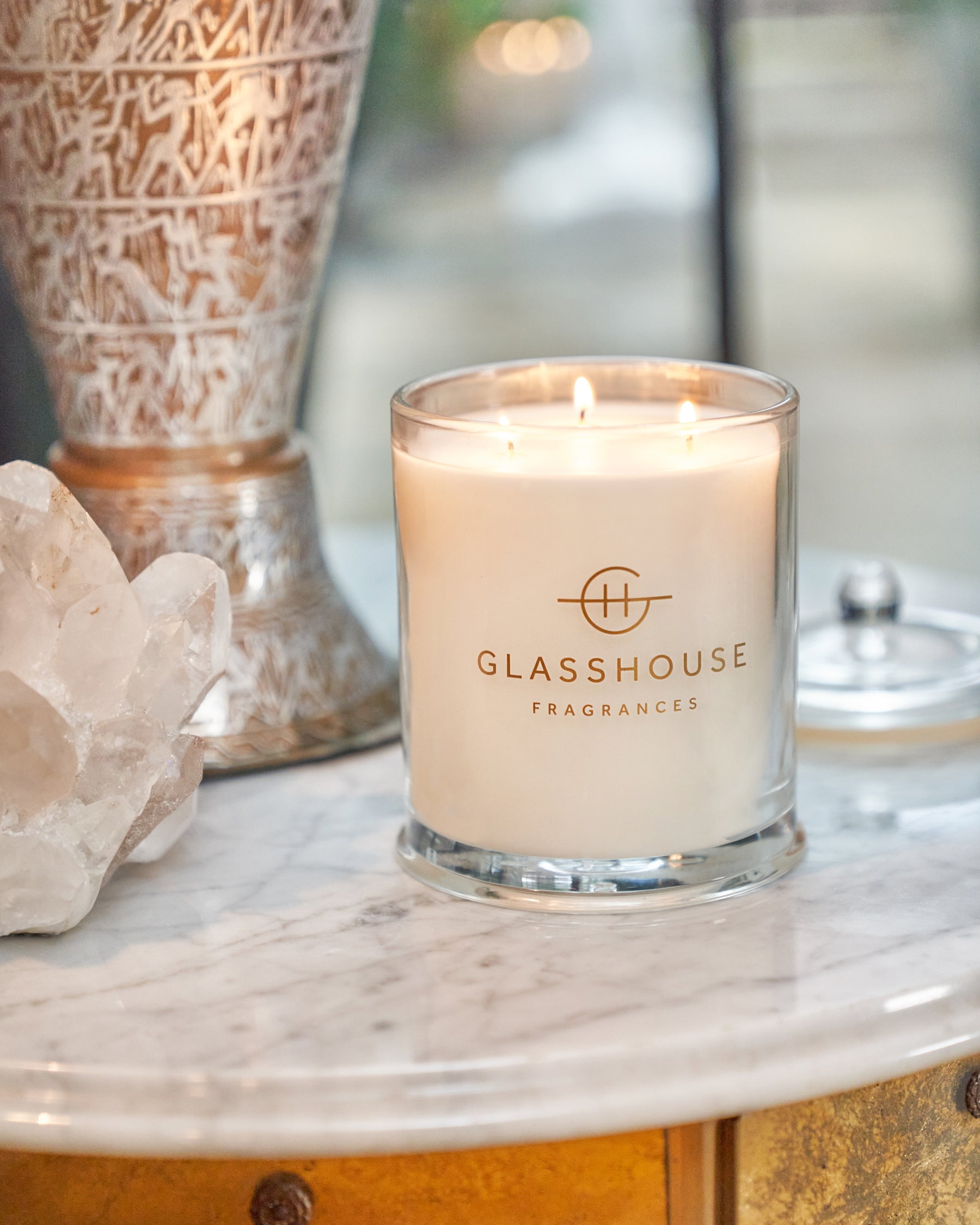 Kyoto in Bloom - 26.8 oz. Soy Candle | Glasshouse Fragrances