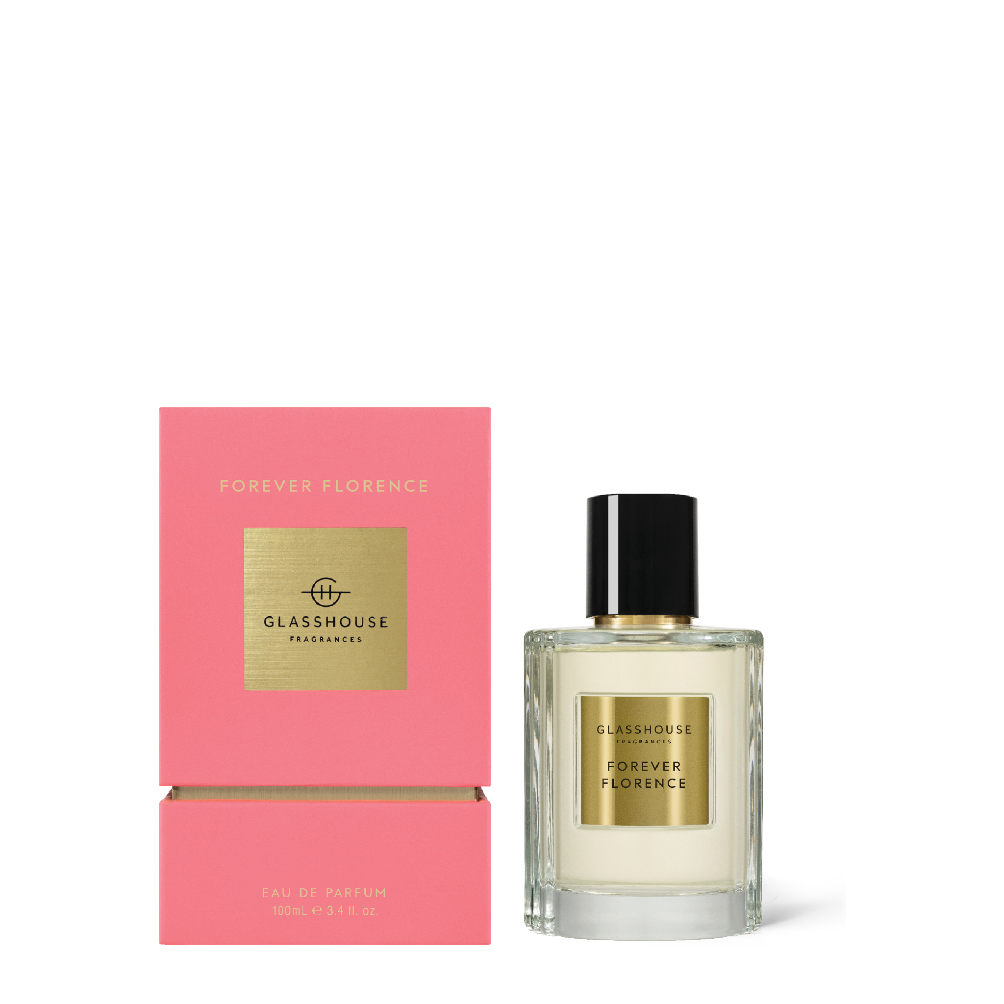 Glasshouse Fragrances Forever Florence Wild Peonies and Lily 100mL Eau de Parfum Spray with box