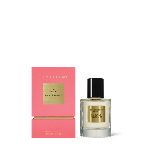 Glasshouse Fragrances Forever Florence Wild Peonies and Lily 50mL Eau de Parfum Spray with box